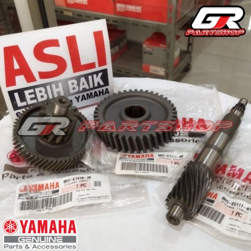 Jual girbox rasio set aerox, all new aerox, lexi original yamaha gir