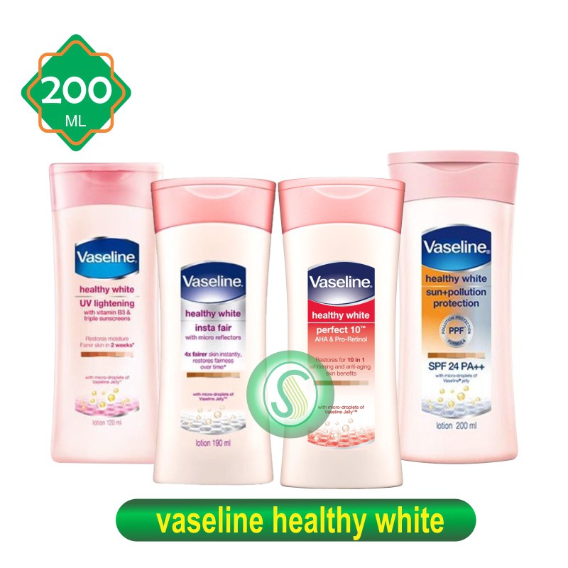 Jual VASELINE Healthy White Hand & Body Lotion 200ML Shopee Indonesia