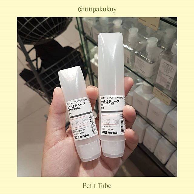 Jual Travel Tube Bottle MUJI (Petit Tube) Shopee Indonesia