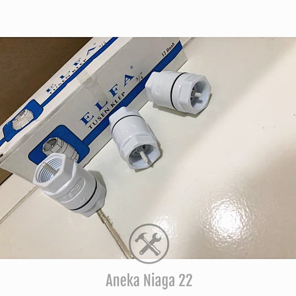 Jual Aneka TOSSEN KLEP PVC ELFA 3/4" Spare part Pompa Air PDAM Acc