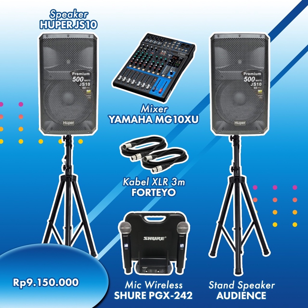 Jual Paket Sound System Karaoke Band Full Lengkap 1 set Premium Series
