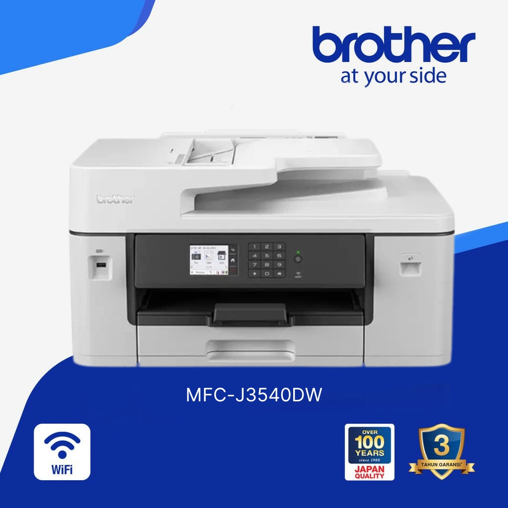 Jual Printer A3 Brother MFCJ3540DW J3540 Inkjet Print Scan Copy Fax