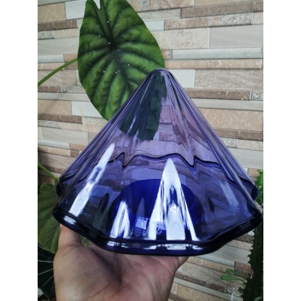 Jual Candy dish tupperware / Bon bon biru / toples bon bon biru