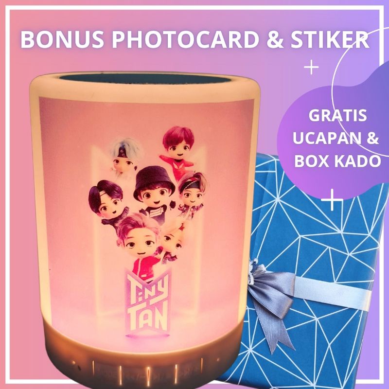 Jual Speaker BTS / Lampu BTS / Speaker Custom Bangtan Jin V Jungkook