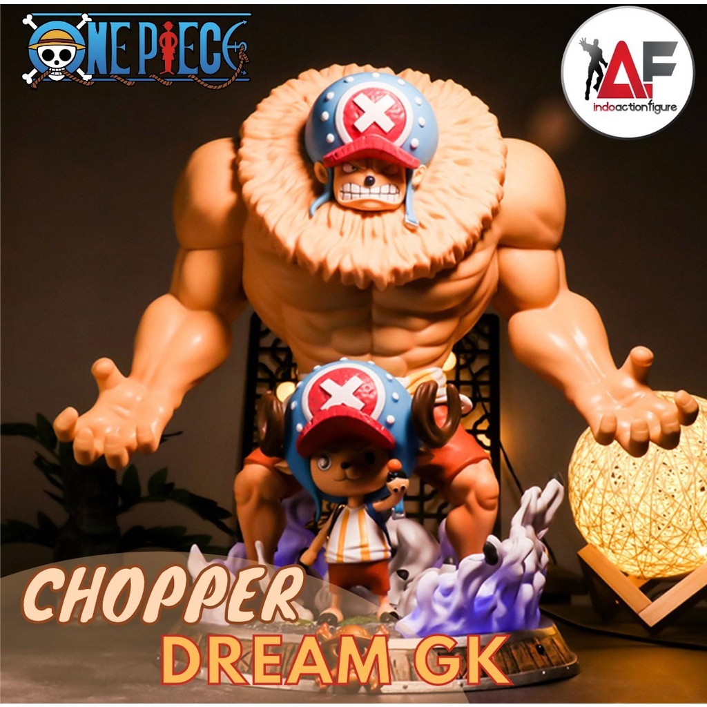 Jual STATUE One Piece Chopper Dream Studio GK Design with 14 Colors LED Shopee Indonesia
