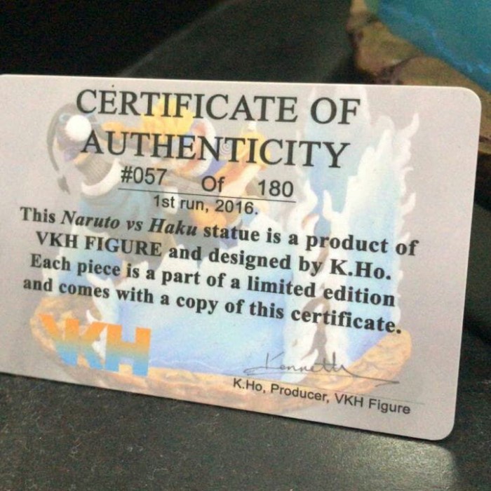 Jual FigureAction Vkh Naruto Vs Haku Limited 1/6 Scale Statue Action