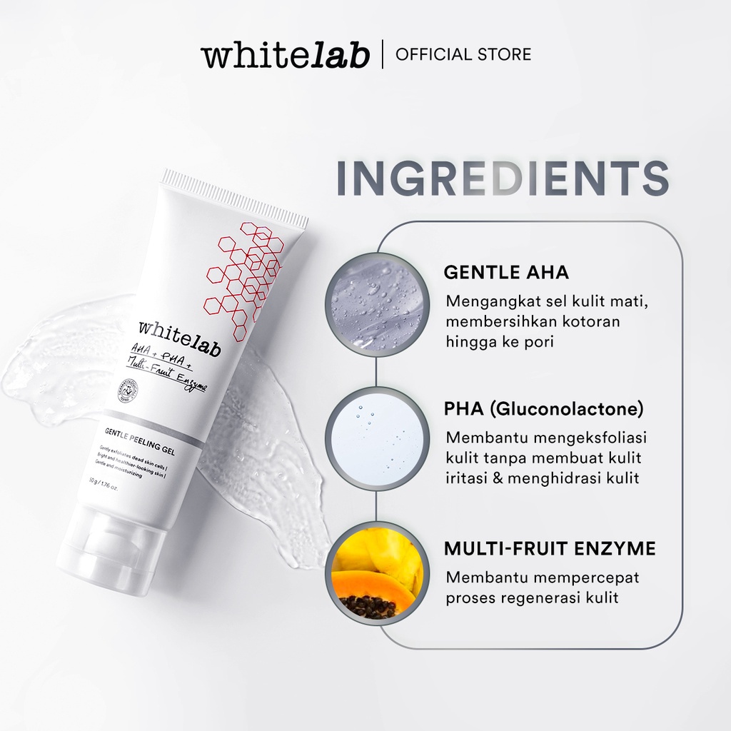 Jual Whitelab Gentle Peeling Gel Gel Gangkat Sel Kulit Mati Untuk