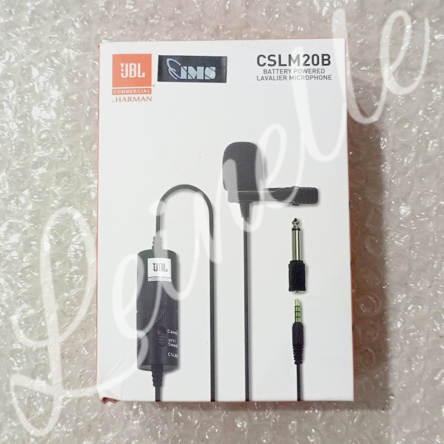 Jual Mic Jepit JBL CSLM20b Battery Powered Lavaliere Microphone