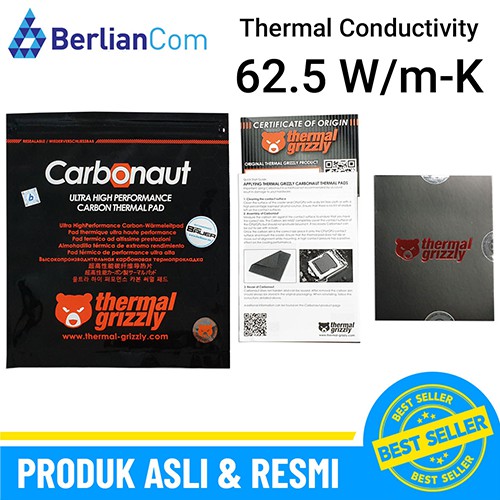 Jual Thermal Grizzly Carbonaut Ultra High Performance Carbon Thermal Pad 38x38x0,2mm Shopee