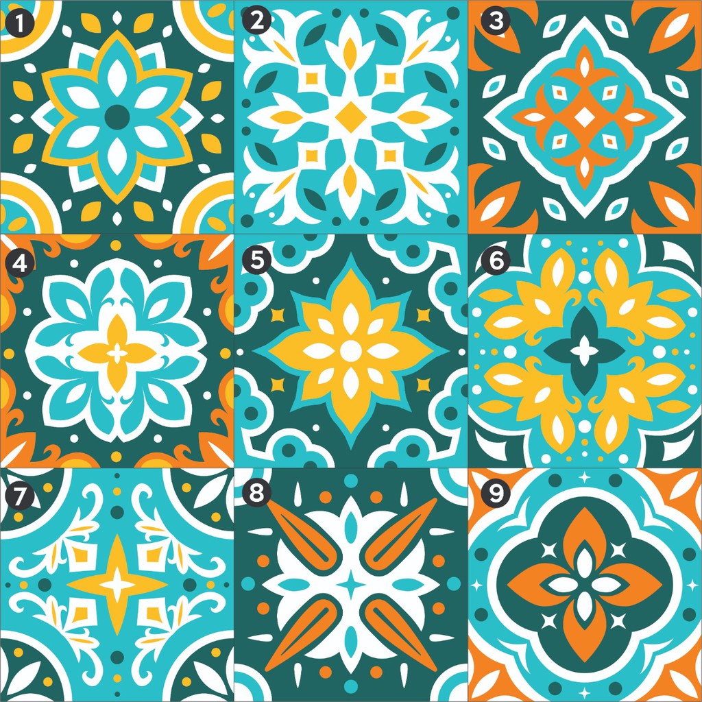 Jual STIKER TEGEL / STICKER LANTAI / WALLPAPER / WALLSTICKER Dekorasi 2