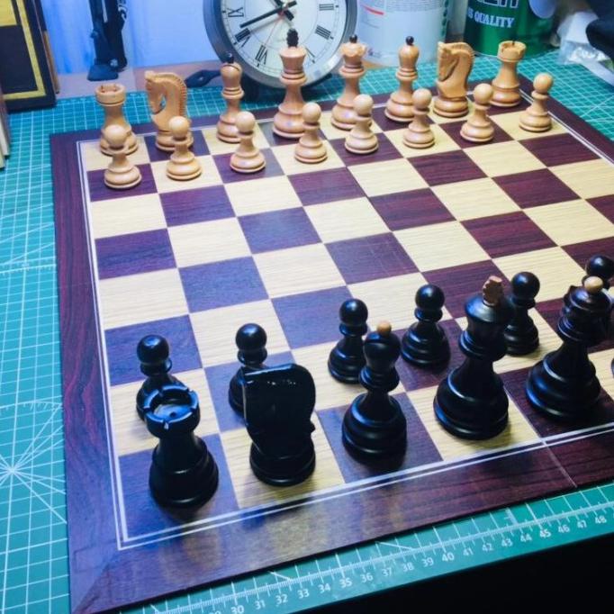 Jual Board Game/ Catur Kayu Collector Mewah Model YugoslaviaZagreb'59