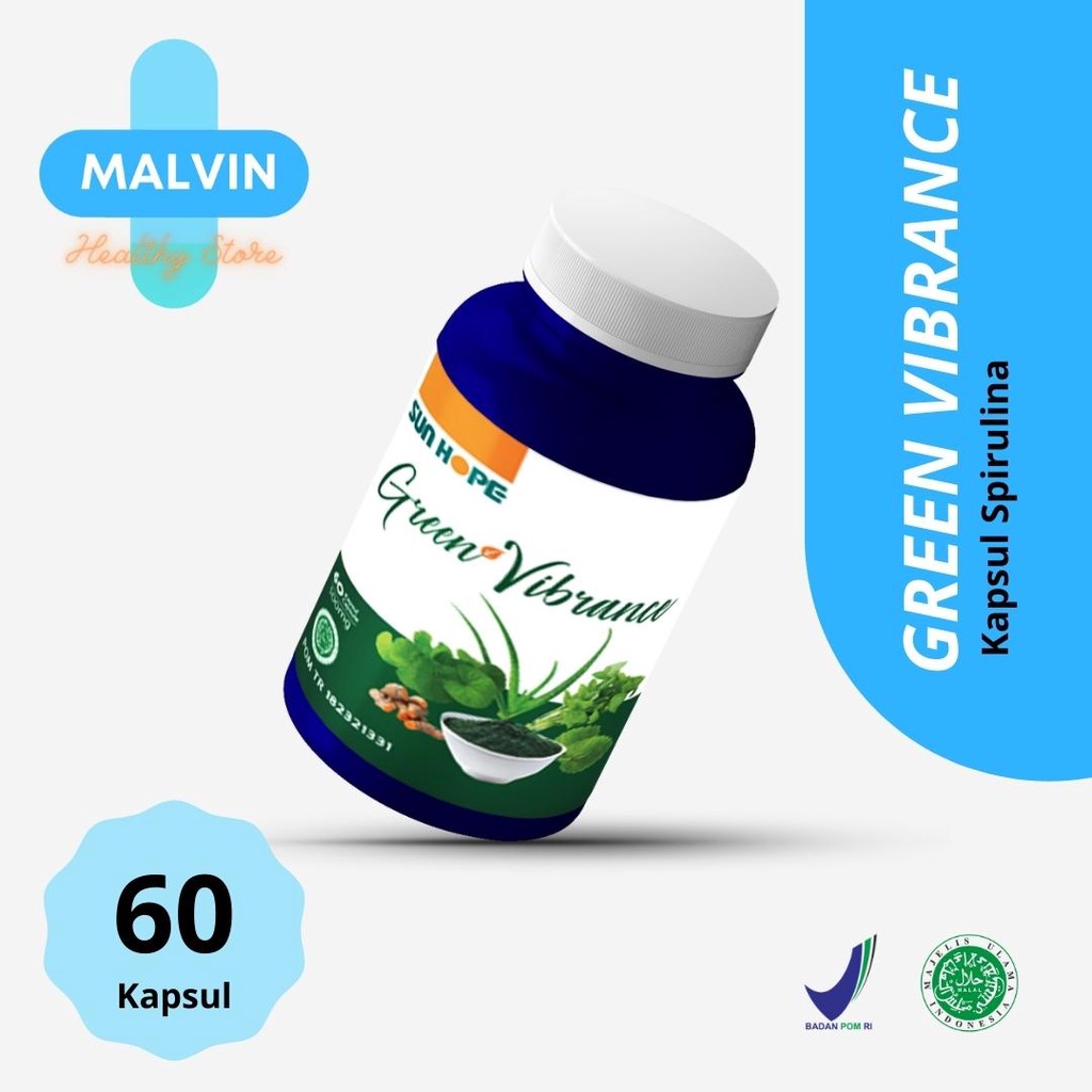 Jual Sun Hope Green Vibrance Ekstrak Spirulina dan Kunyit Shopee