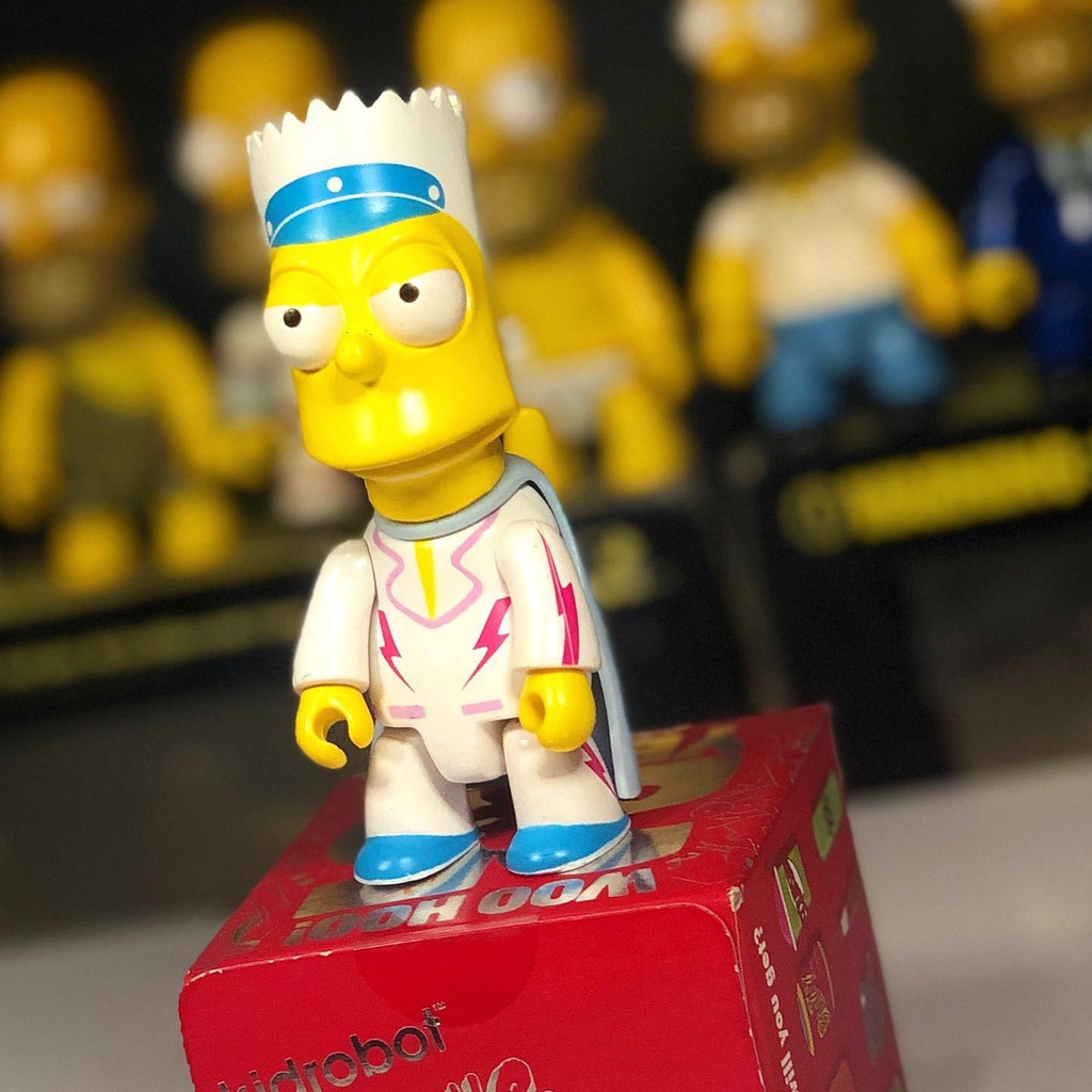 Jual FOR SALE THE SIMPSONS QEE FIGURE Bart Simpsons evil knivel