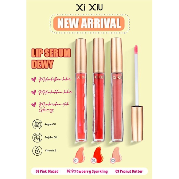 Jual XI XIU LIP SERUM DEWY ( BARU ) Shopee Indonesia