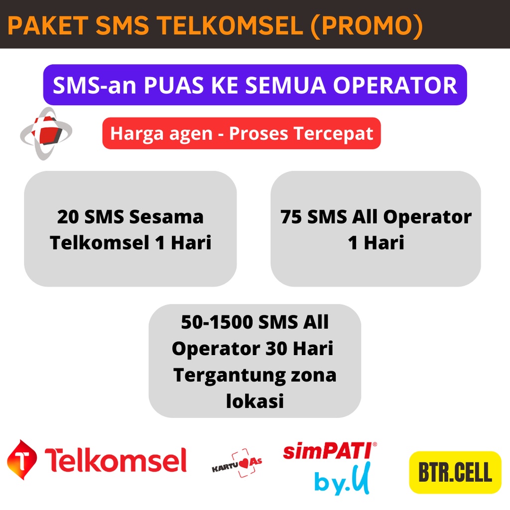 Jual PAKET SMS TELKOMSEL AS SIMPATI LOOP 1HARI 30HARI MURAH KE SEMUA(03)
