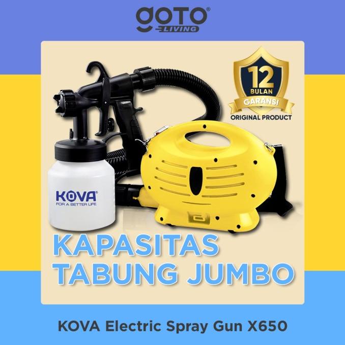 Jual Electric Spray Gun X 650 Kova Paint Zoom Mesin Cat Semprot