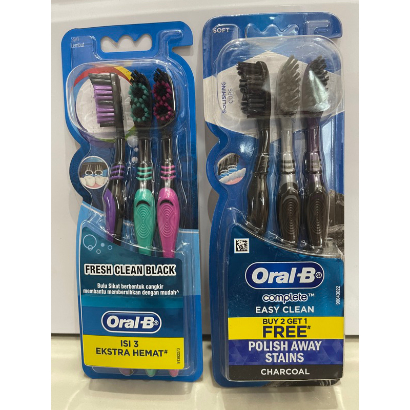 Jual OralB Fresh Clean Black , oral b complete easy clean Shopee Indonesia