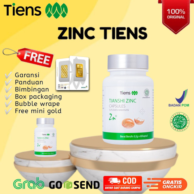 Jual Tianshi Zinc Herbal Penggemuk Badan Tiens Ampuh 100 Original
