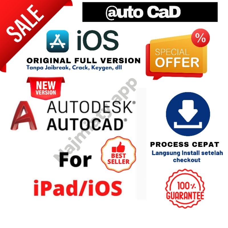 Jual Best seller auto cad iPad Pro M1 M2 2023 2022 2021 2019 Shopee