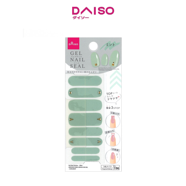 Jual Daiso Gel Nail StickerMint Shopee Indonesia