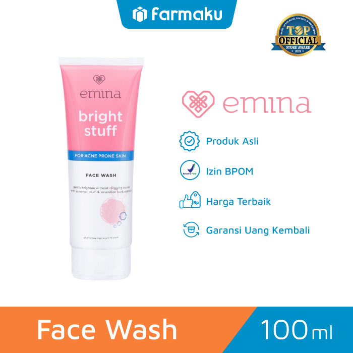 Jual Emina Bright Stuff Face Wash for Acne Prone Skin 100 ml Shopee