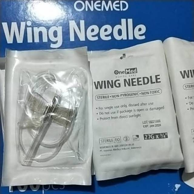 Jual Wing Needle 27G Onemed / Onemed Needle Wing 27G Shopee Indonesia