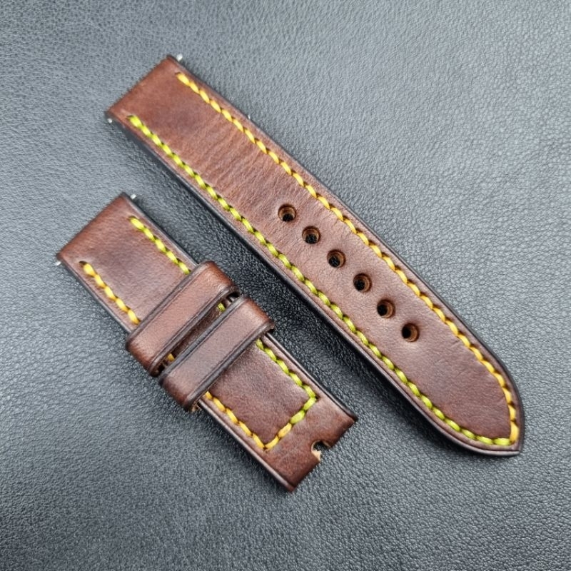 Jual STRAP Jam Tangan Kulit Asli 22mm Shopee Indonesia