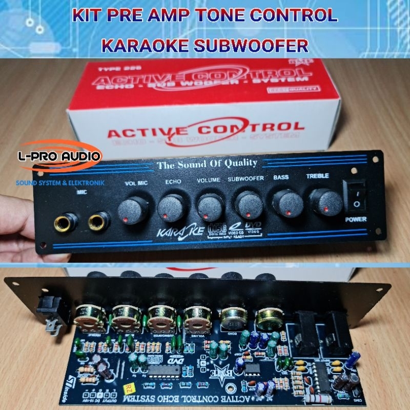 Jual Kit tone control pre amp karaoke subwoofer 226 BME Shopee Indonesia