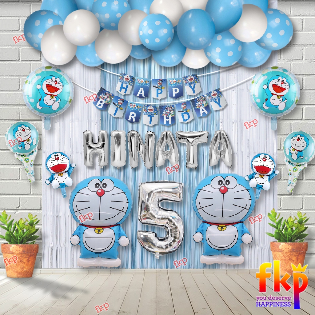 Jual Fun Kids Party Set Dekorasi Ulang Tahun tema Doraemon / Ultah