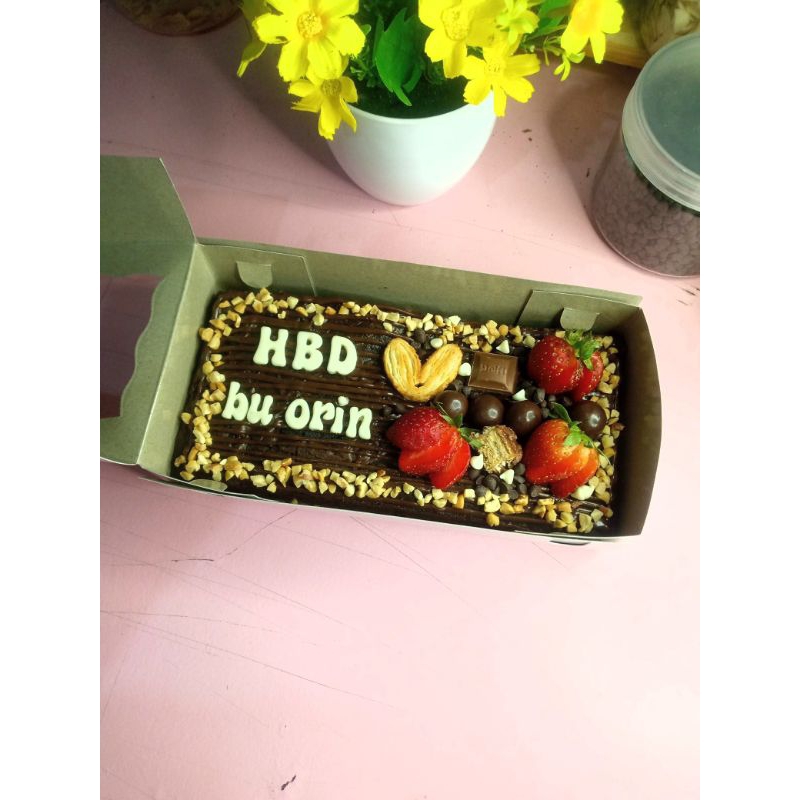 Jual ( BISA INSTANT ) BROWNIES SHINY CRUST/FUDGY BROWNIES/BROWNIES