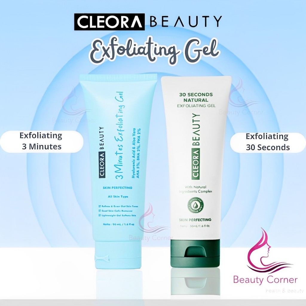 Jual Cleora Beauty 3 Minutes Exfoliating Gel 50ml 30 Seconds Natural