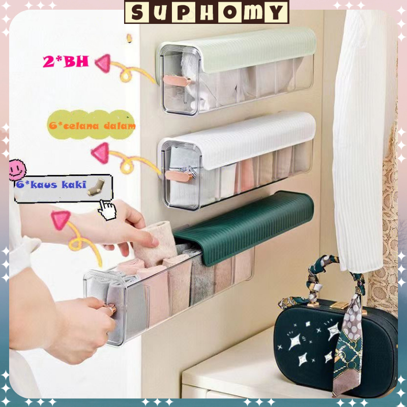 Jual Kotak Penyimpanan Serbaguna Sliding Wall Storage Socks