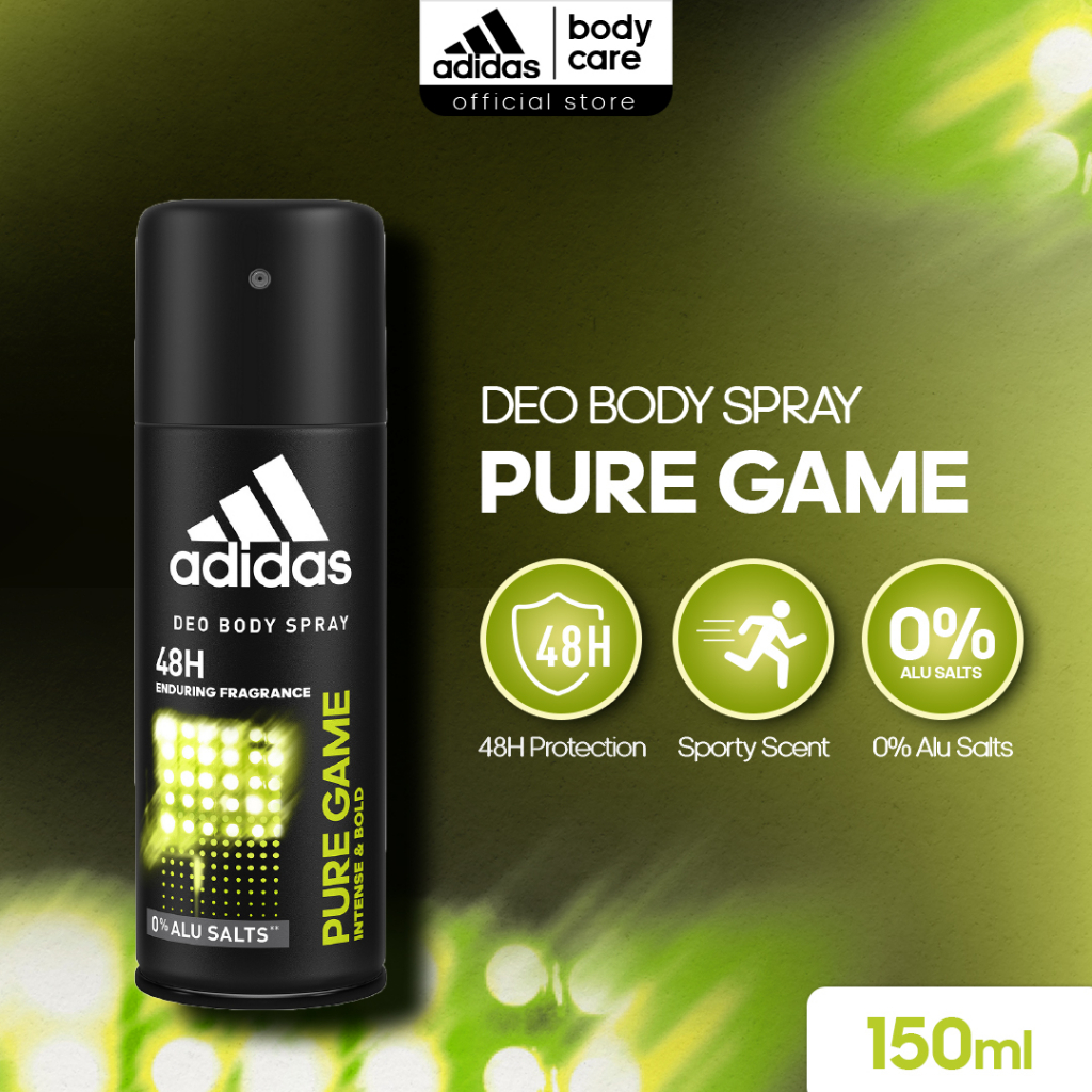 Jual ADIDAS Deo Body Spray Pure Game Intense & Bold 150ml Shopee