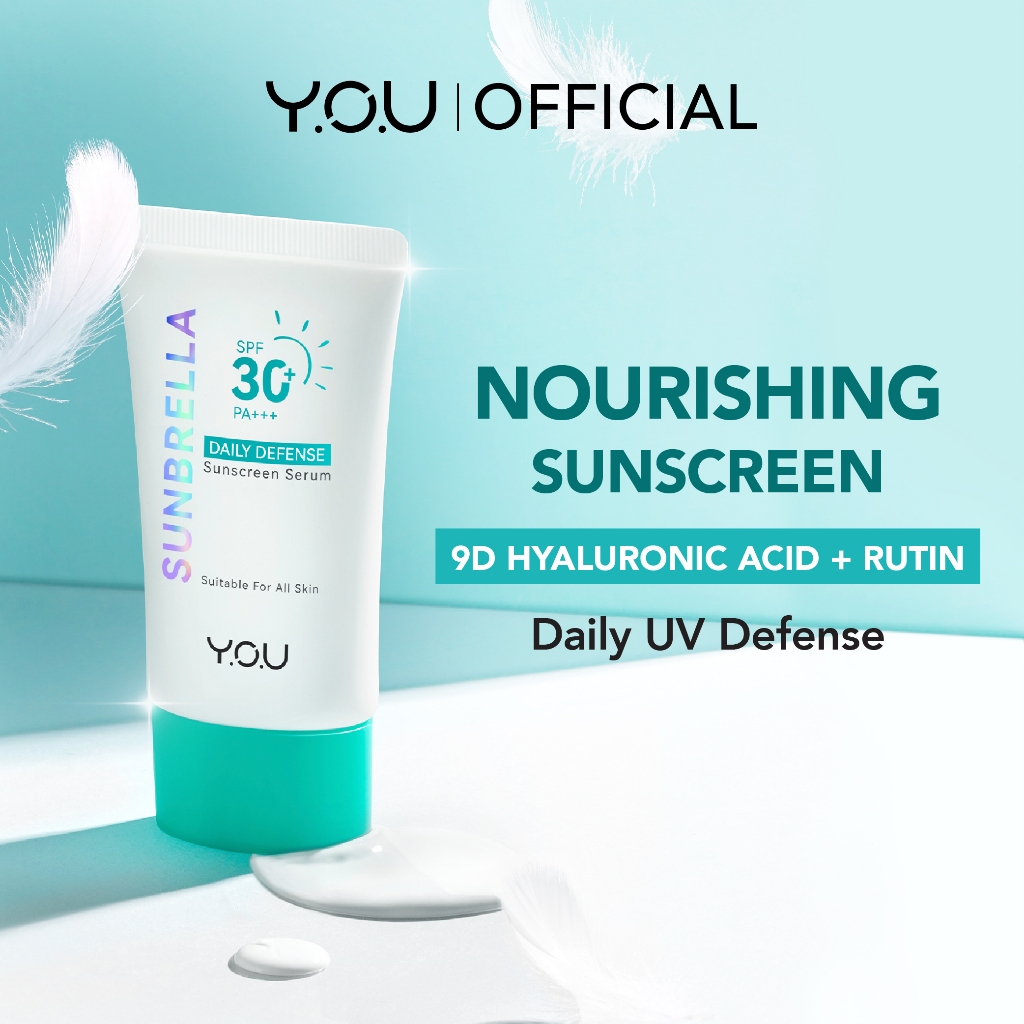 Jual [NEW] YOU Sunbrella Daily Defense Sunscreen Serum SPF30 Tabir