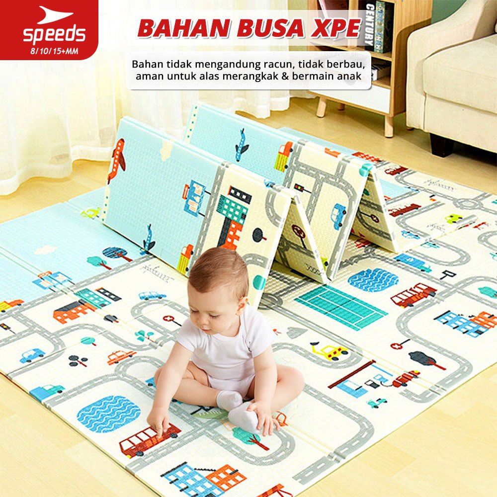 Jual SPEEDS SNI Playmate Bayi Karpet Lipat Playmat Bayi Asli Bahan XPE