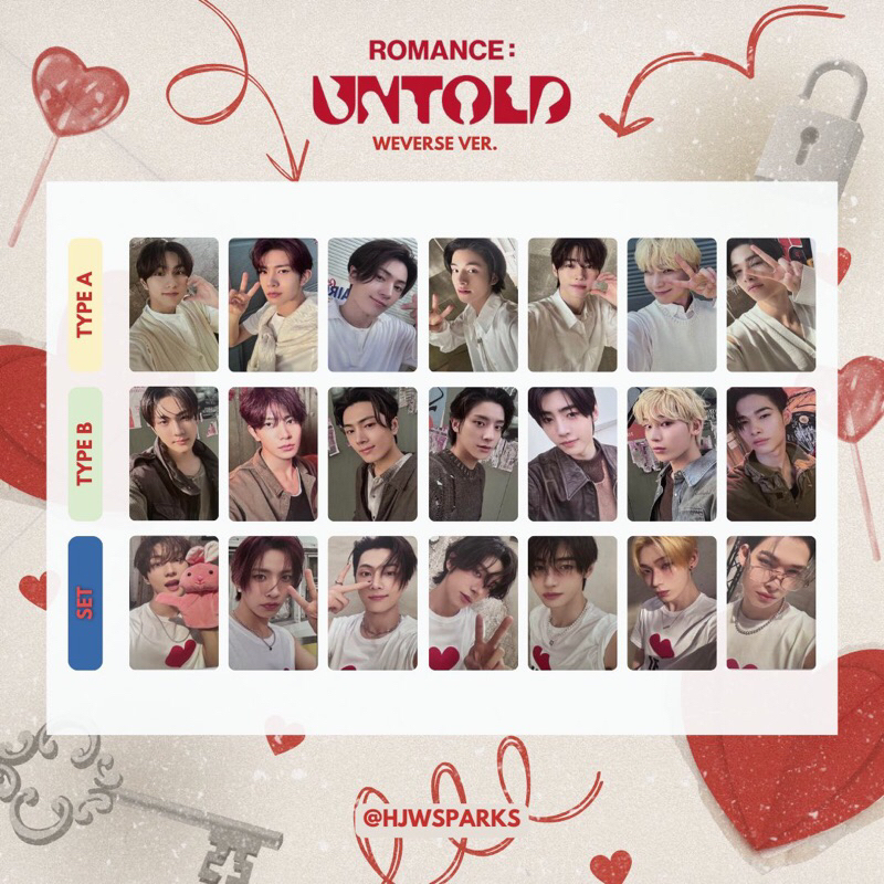 Jual PHOTOCARD OFFICIAL ENHYPEN ROMANCE UNTOLD WEVERSE VER JUNGWON