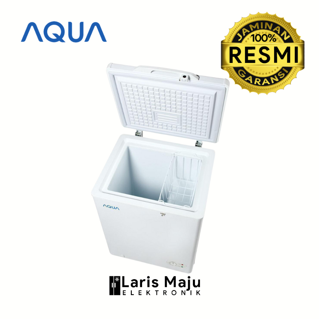 Jual AQUA Chest Freezer AQF 100 WD Kapasitas 100 Liter Daya 113 Watt Shopee Indonesia