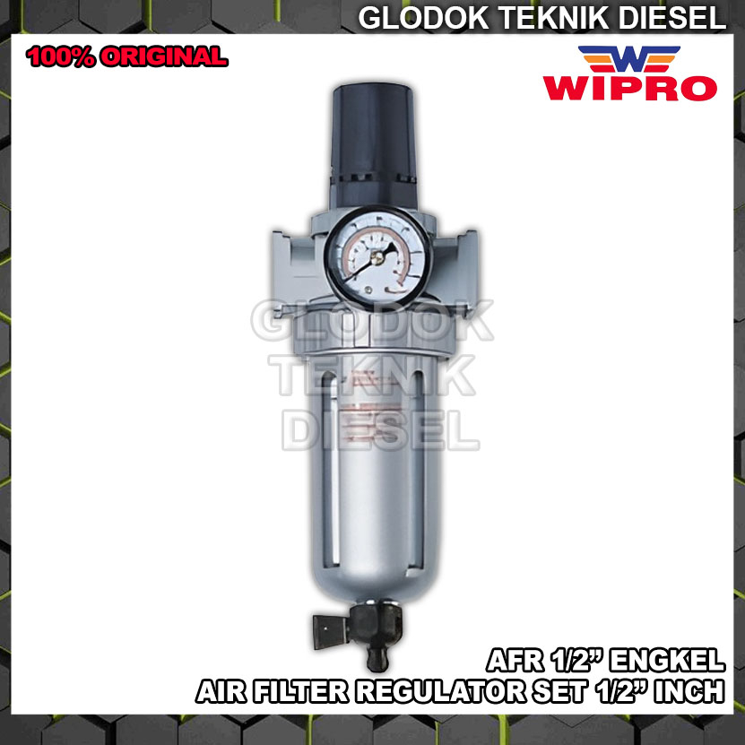 Jual Wipro Air Filter Regulator Set 1/2" 0.5 Inch AFR 1/2" Engkel
