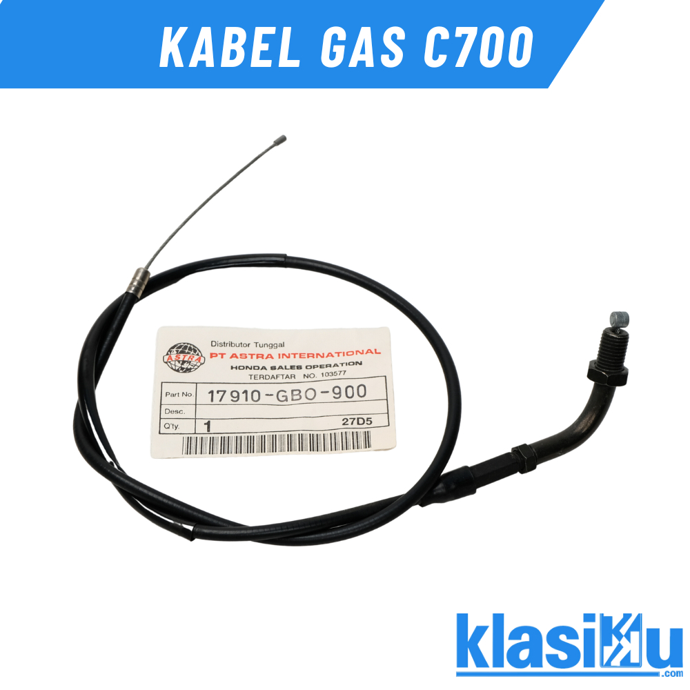 Jual Kabel Gas C700 PNP C70 Honda Original Astra 17910 GBO 900 | Shopee