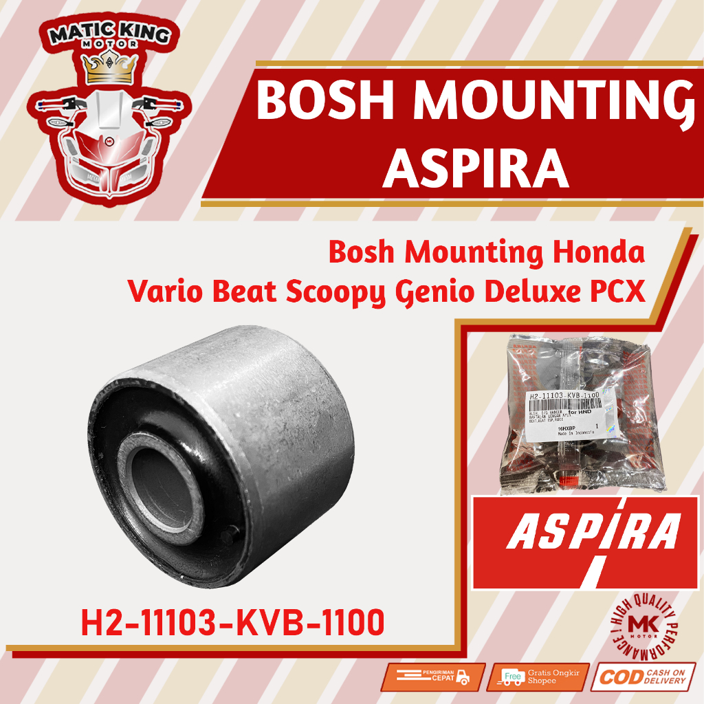 Jual Bosh bush karet engine mounting arm sasis Honda Beat Vario Scoopy