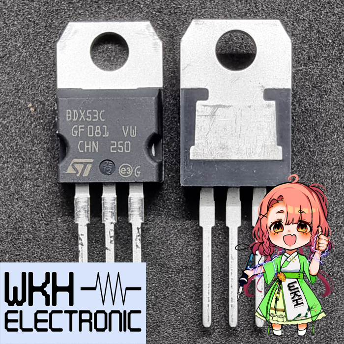 Jual ORIGINAL BDX53C BDX53 BDX 53 53C Darlington Transistor TO220 NPN