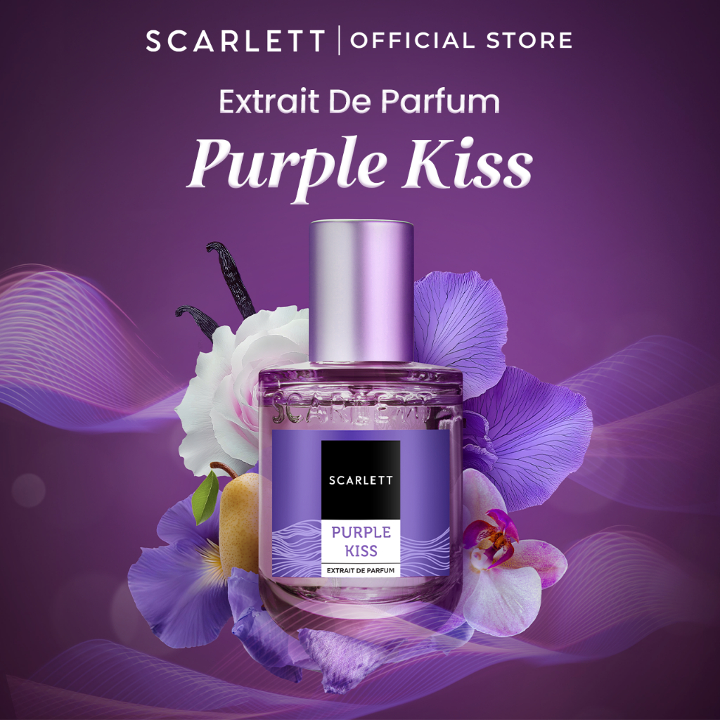 Jual Scarlett Whitening Extrait De Parfum Purple Kiss 30ml Shopee(04)