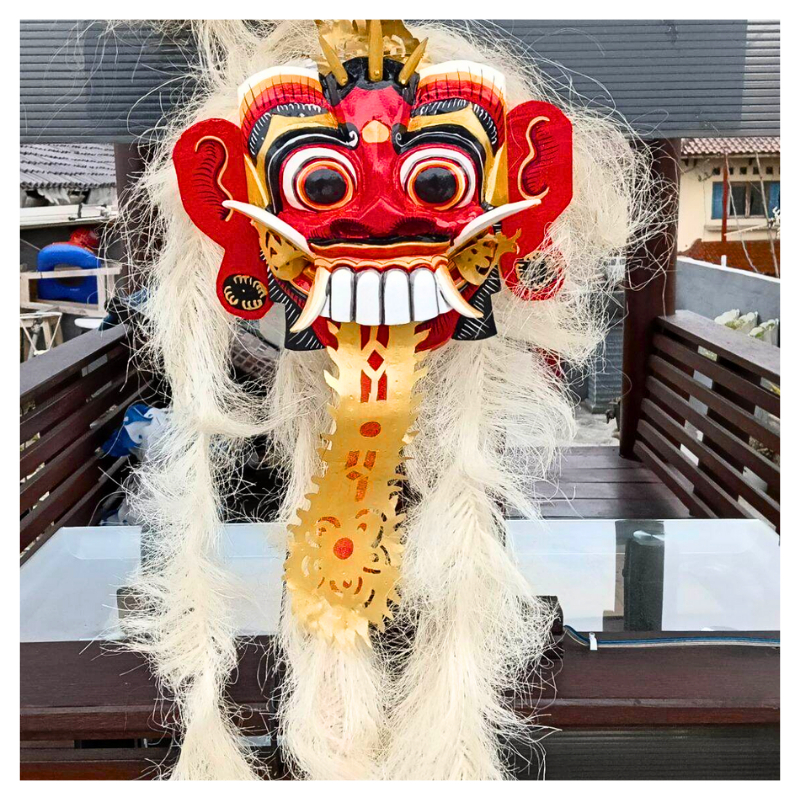 Jual READY Topeng Leak Mika / Topeng Khas Bali / Topeng Tradisional