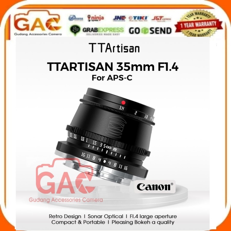 Jual Lensa TTArtisan 35mm F1.4 For Canon EOS M Mount Shopee Indonesia