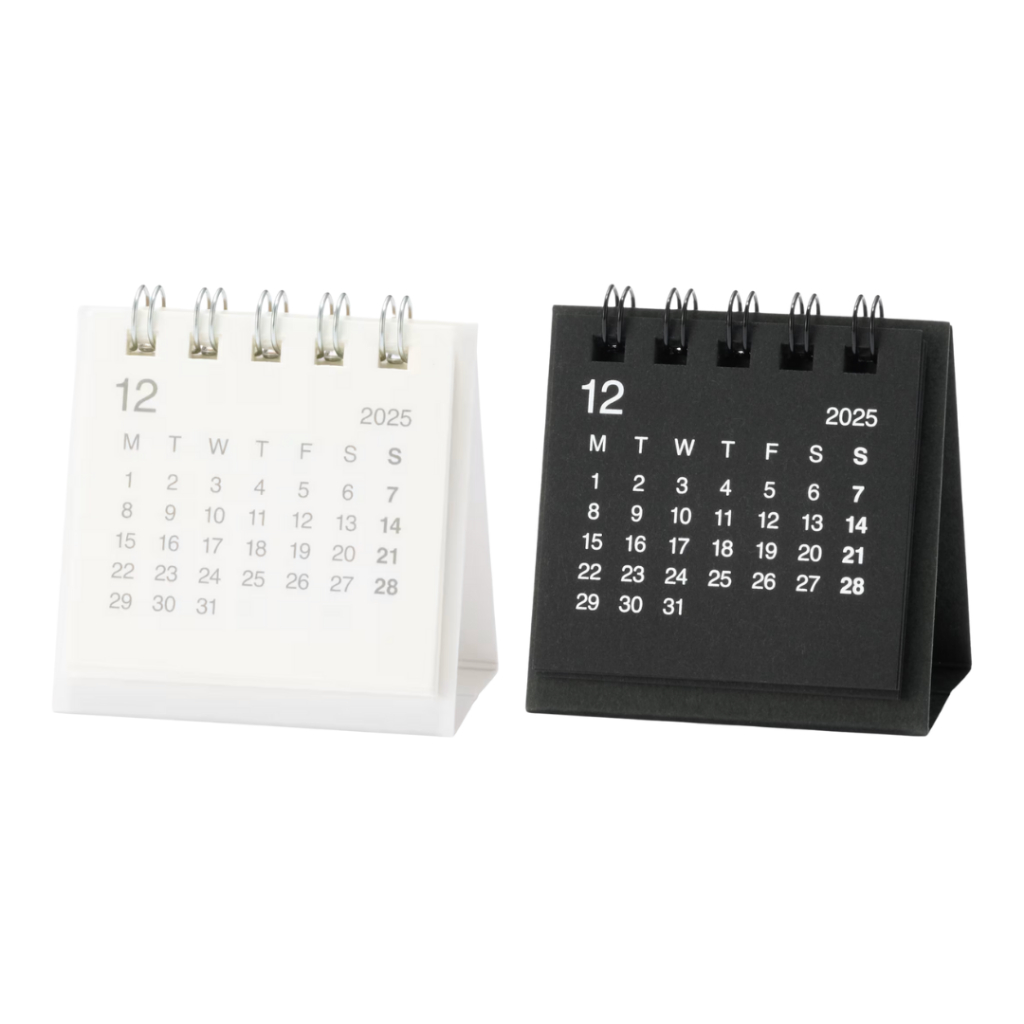 Jual Muji Mini Desktop Calendar 2026 Kalender Kecil Standing Meja