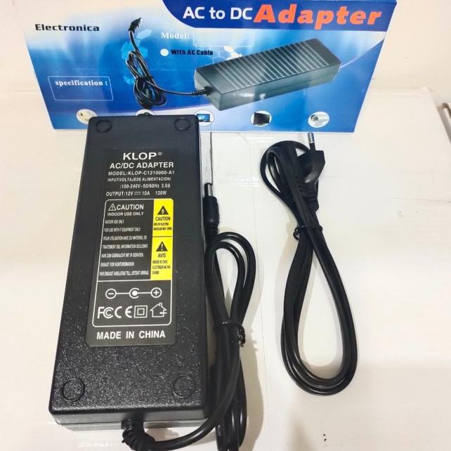 Jual Adaptor 12v 10A Murni 120w Adapter Switching 10 Ampere 12 Volt
