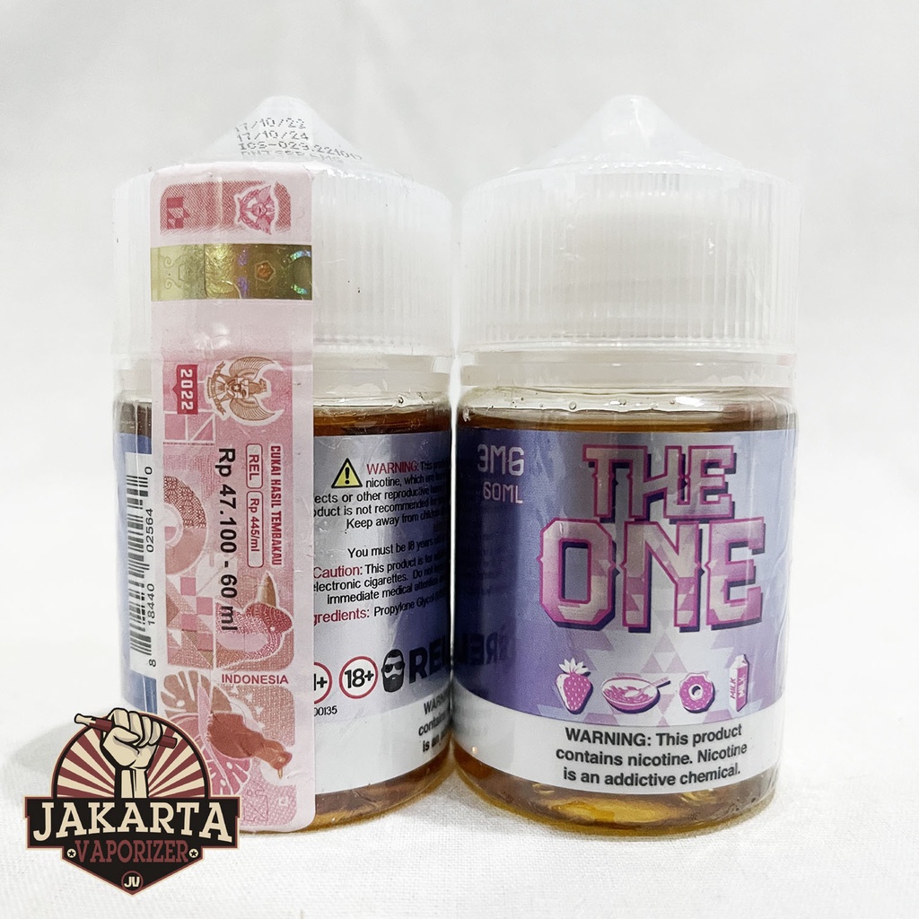Jual THE ONE STRAWBERRY CEREAL DONUT MILK 60ML 3MG 6MG BY BEARD VAPE CO