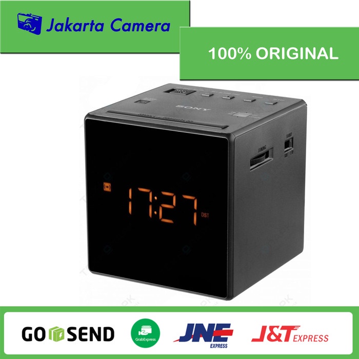 Jual Sony ICF C1 Alarm Clock AM/FM Radio Hitam 11111 Shopee