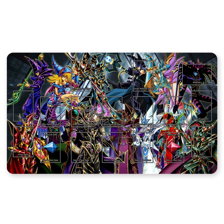 HOT OCG Playmat Ojos Azules Ultimate Dragon Dark Magician Duel Monsters