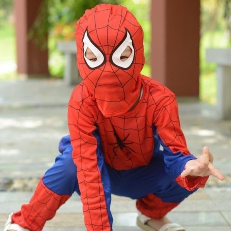Niños Spiderman Batman Héroe Halloween Fiesta Cosplay Disfraz Conjunto